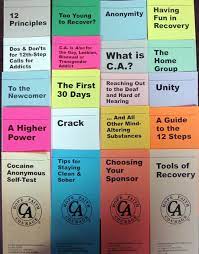 Cocaine Anonymous (CA) Pamphlets
